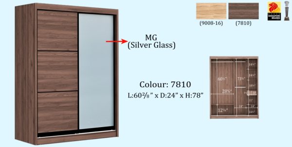 Wardrobe WD1335 (Available in 2 Colors)